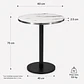 Mesa de alto Trafico Redonda 60cm - Miniatura 5