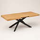 Mesa Nagam Extensible Rectangular 3 en 1 Base Negro - Miniatura 2