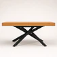 Mesa Nagam Extensible Rectangular 3 en 1 Base Negro - Miniatura 1