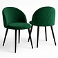 Silla Berna Velvet Base Negro  - Miniatura 11