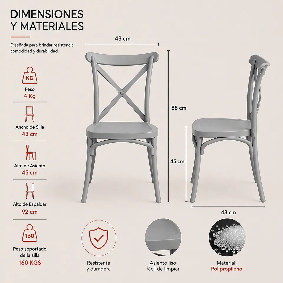 Silla Crossback Basic  18