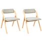 Silla Plegable Acolchada de Lino - Miniatura 11