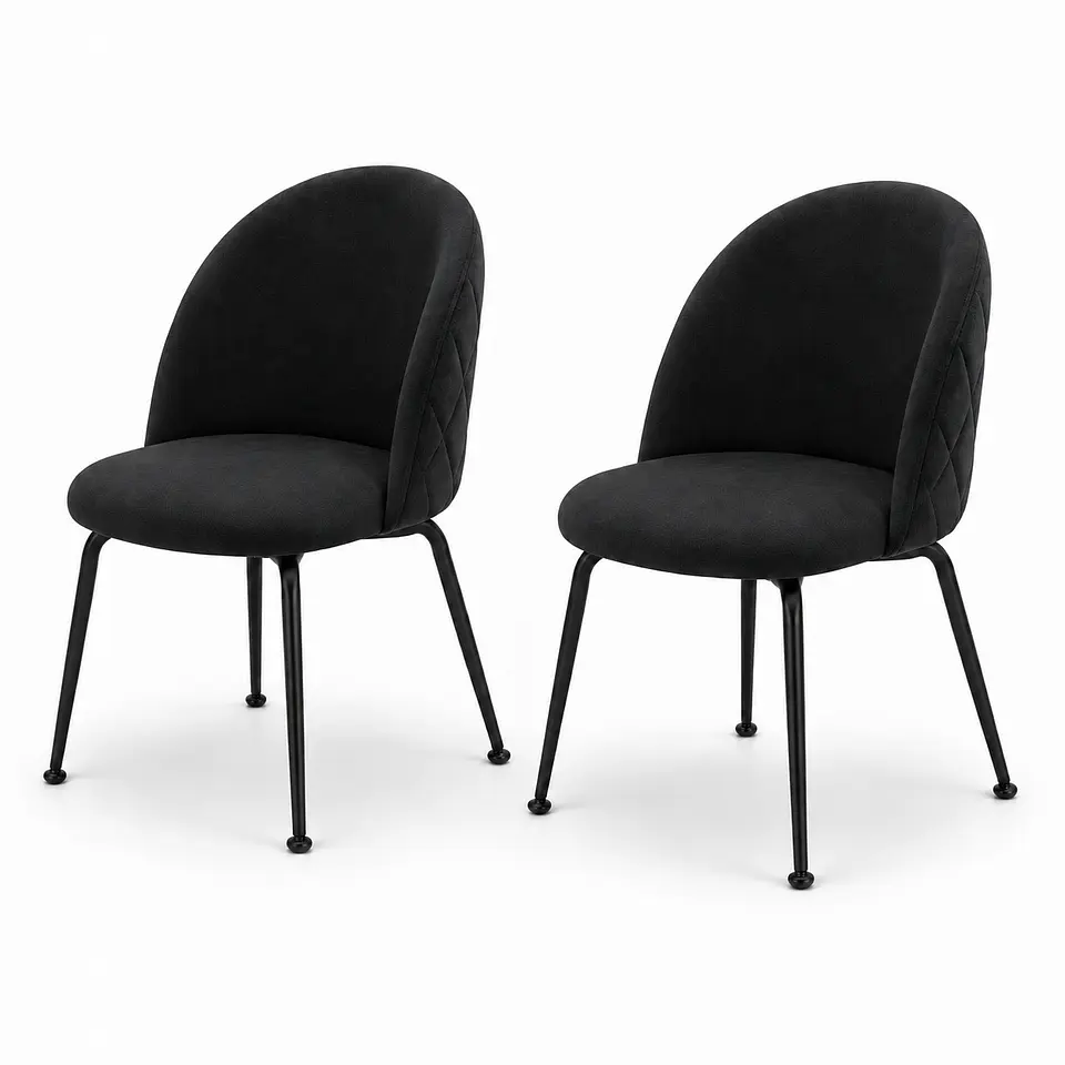 Silla B Black Velvet 10