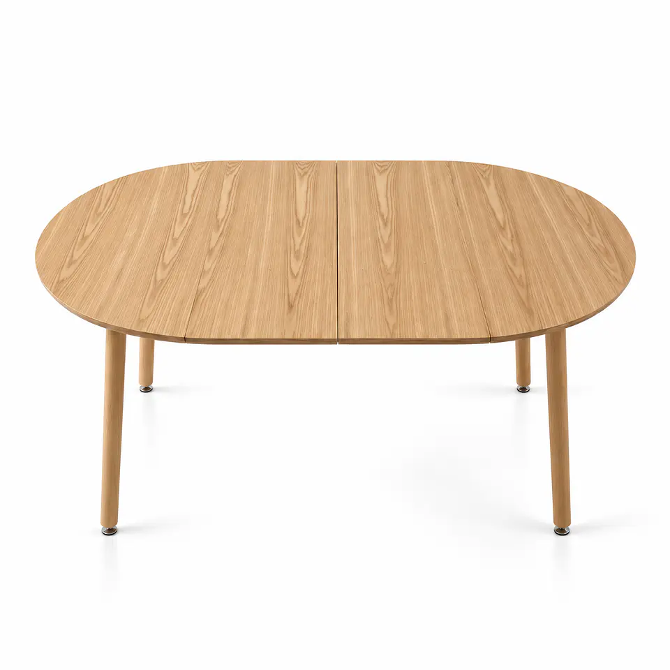 Mesa Extensible Wood 3 en 1 de 100cm a 140cm y 180cm 1