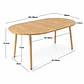 Mesa Extensible Wood 3 en 1 de 100cm a 140cm y 180cm - Miniatura 4