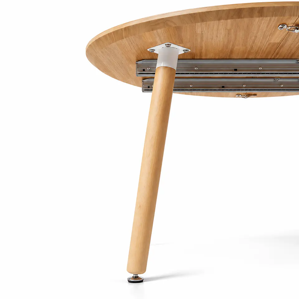 Mesa Extensible Wood 3 en 1 de 100cm a 140cm y 180cm 10