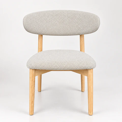 Silla Cesna de Madera Tapiz de Lino 