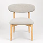 Silla Cesna de Madera Tapiz de Lino  - Miniatura 1