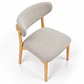 Silla Cesna de Madera Tapiz de Lino  - Miniatura 4