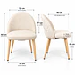 Silla Berna Top Oak Velvet  - Miniatura 8