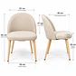 Silla Berna Top Oak de Lino - Miniatura 9