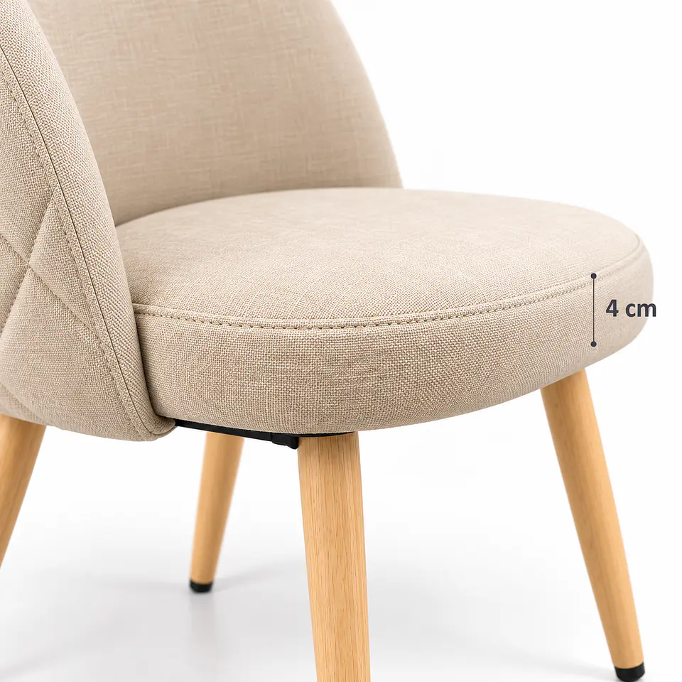Silla Berna Top Oak de Lino 8