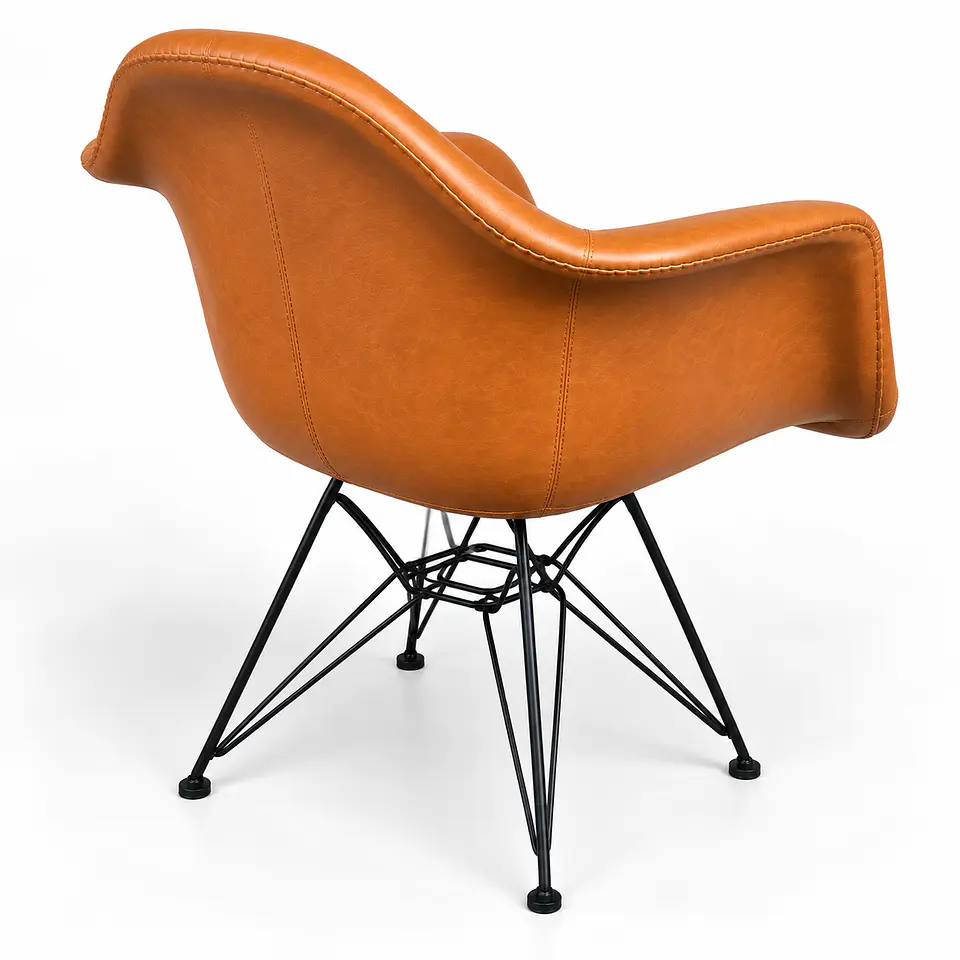 Sitial Eames Ecocuero Café 5