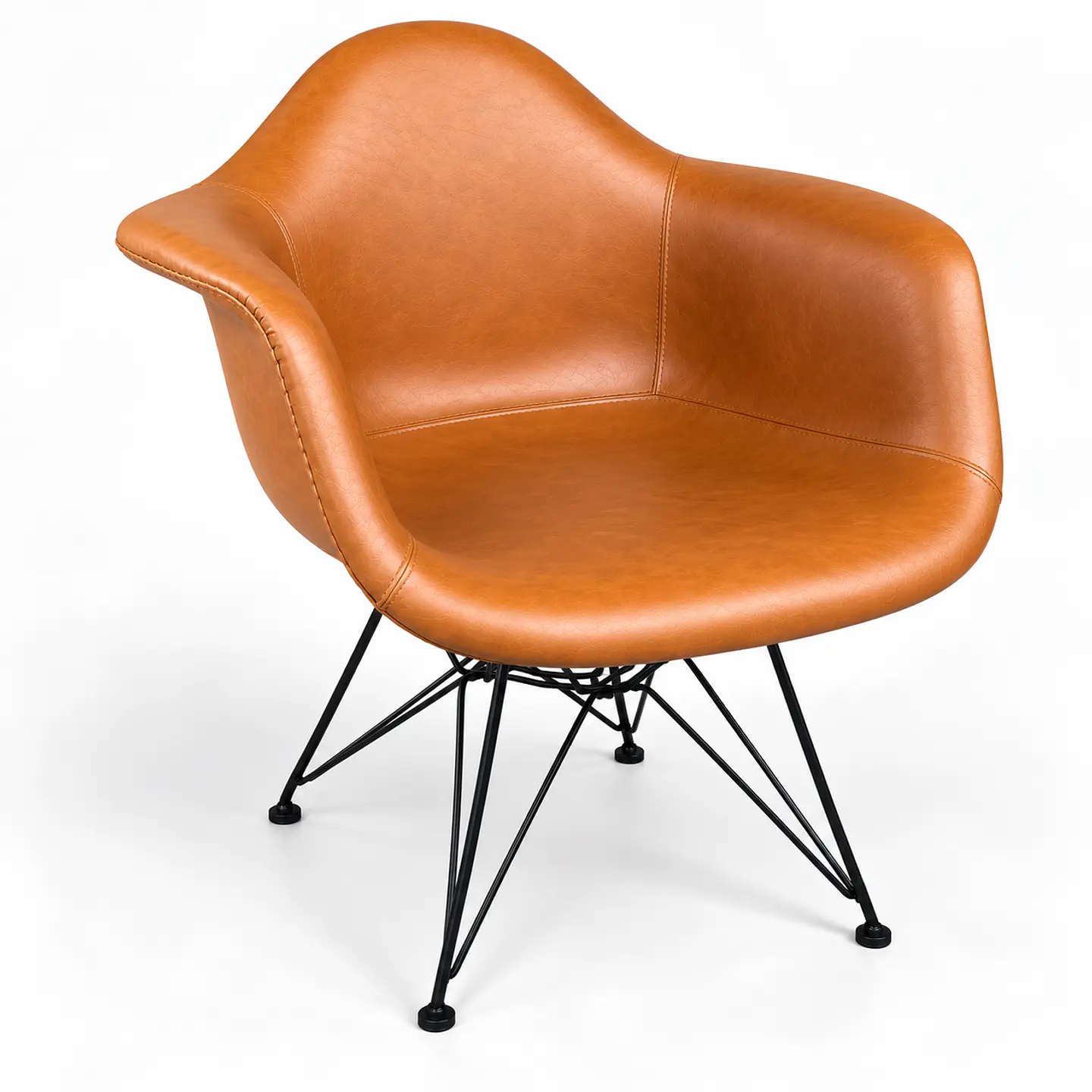 Sitial Eames Ecocuero Café 3