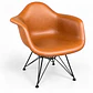 Sitial Eames Ecocuero Café - Miniatura 3