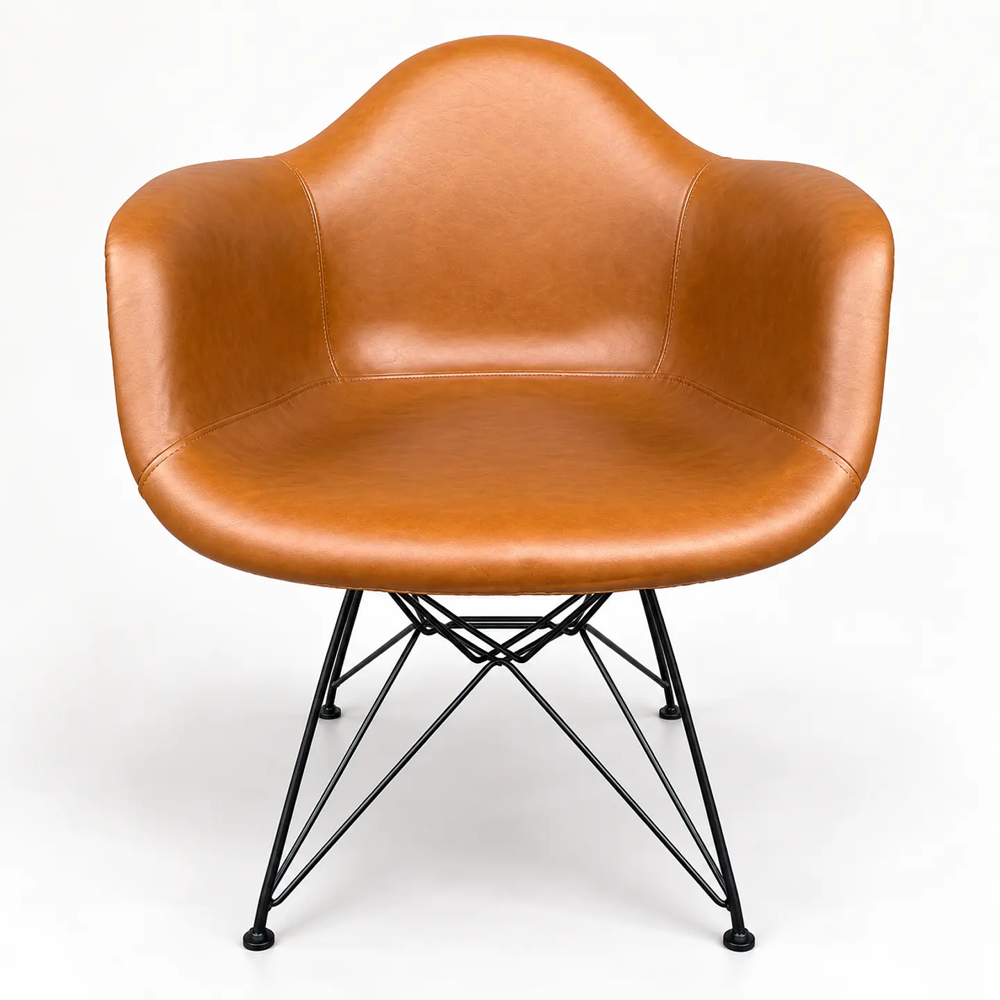 Sitial Eames Ecocuero Café 1