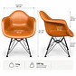Sitial Eames Ecocuero Café - Miniatura 8