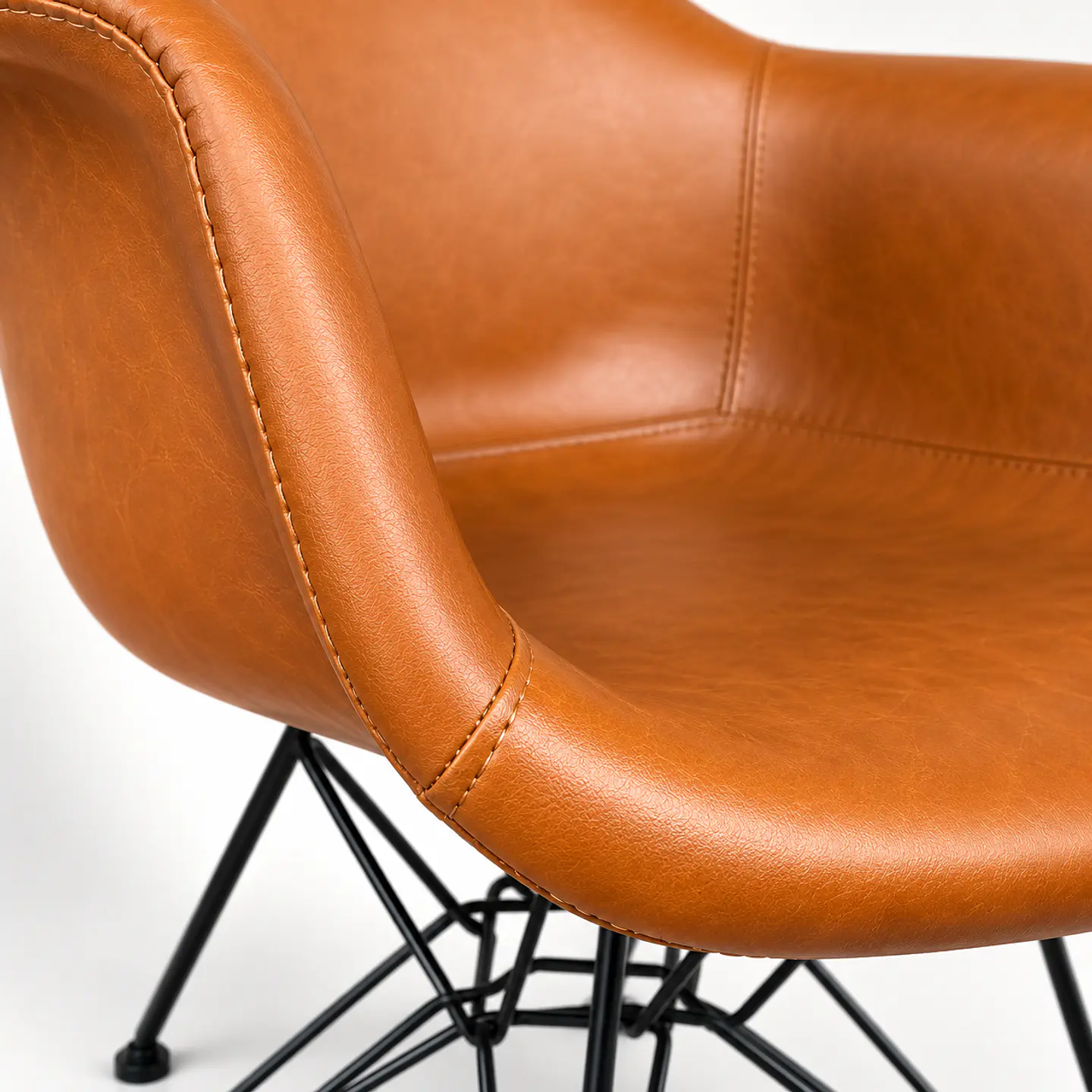 Sitial Eames Ecocuero Café 6