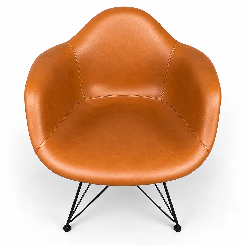 Sitial Eames Ecocuero Café 4
