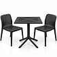 Set de Comedor Cuadrado Alto Tráfico Tower 80x80 cm + Sillas Rania - Miniatura 2