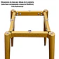 Set de Comedor Redondo de Cuarzo + 4 Sillas Yuan de Madera y Lino - Miniatura 12