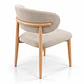 Silla Cesna Top Oak Lino Beige - Miniatura 3