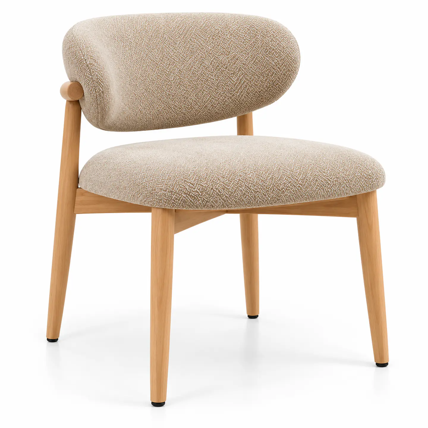 Silla Cesna Top Oak Lino Beige 4