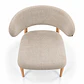 Silla Cesna Top Oak Lino Beige - Miniatura 5