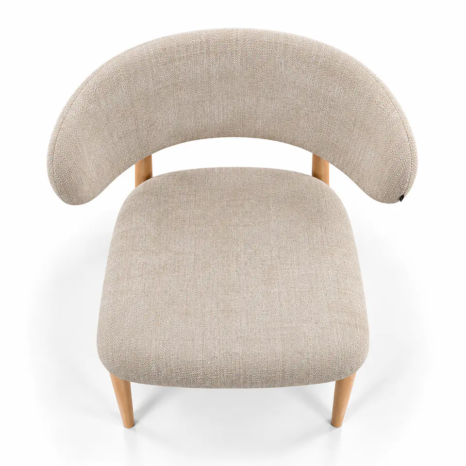 Silla Cesna Top Oak Lino Beige 5