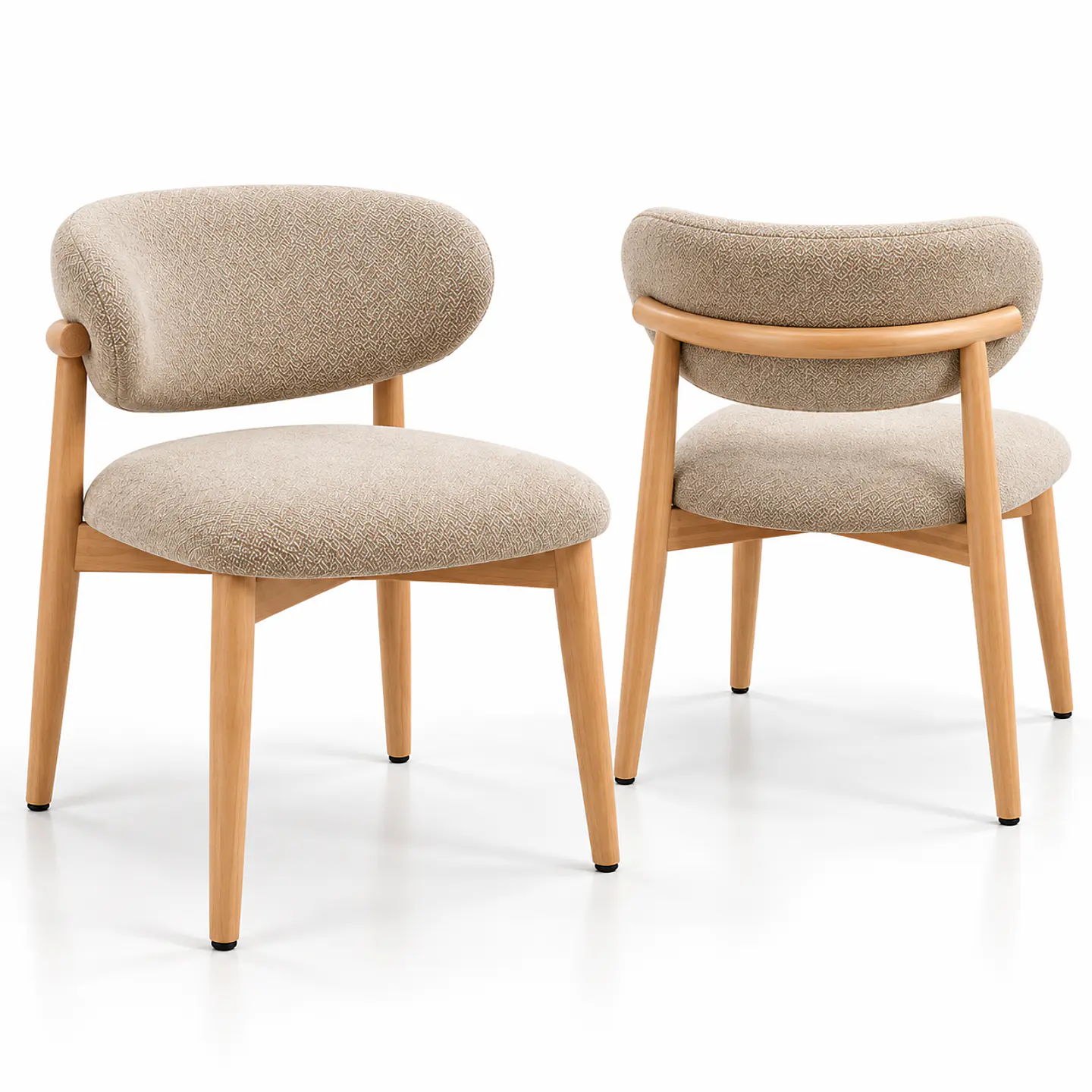Silla Cesna Top Oak Lino Beige 9