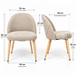 Silla Berna Top Oak Soft Touch de Lino - Miniatura 14