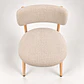 Comedor Extensible Wood 2 en 1 140x80cm a 180x80cm + Sillas Kana Lino Greige - Miniatura 16