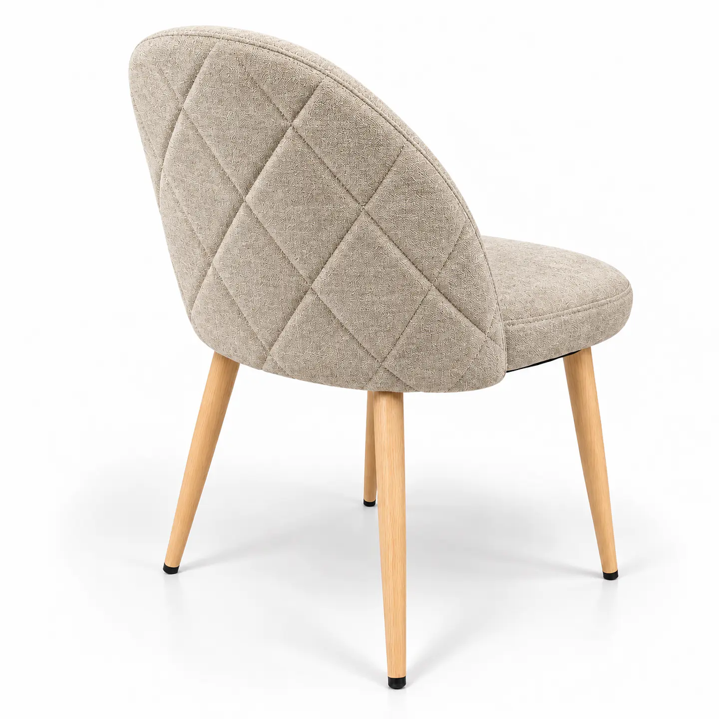 Comedor Extensible Wood 2 en 1 140x80cm a 180x80cm + Sillas Berna Top Soft Touch 8
