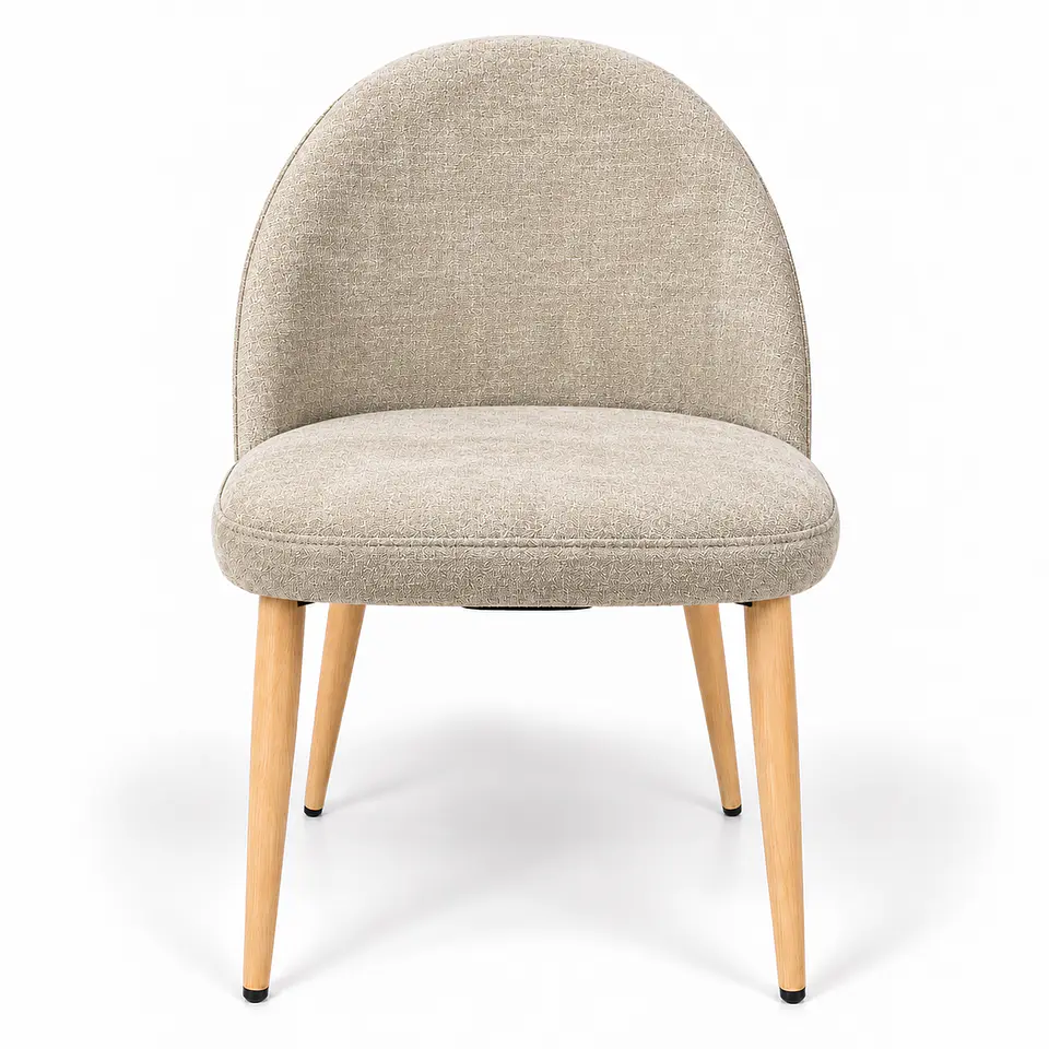 Comedor Extensible Wood 2 en 1 140x80cm a 180x80cm + Sillas Berna Top Soft Touch 15