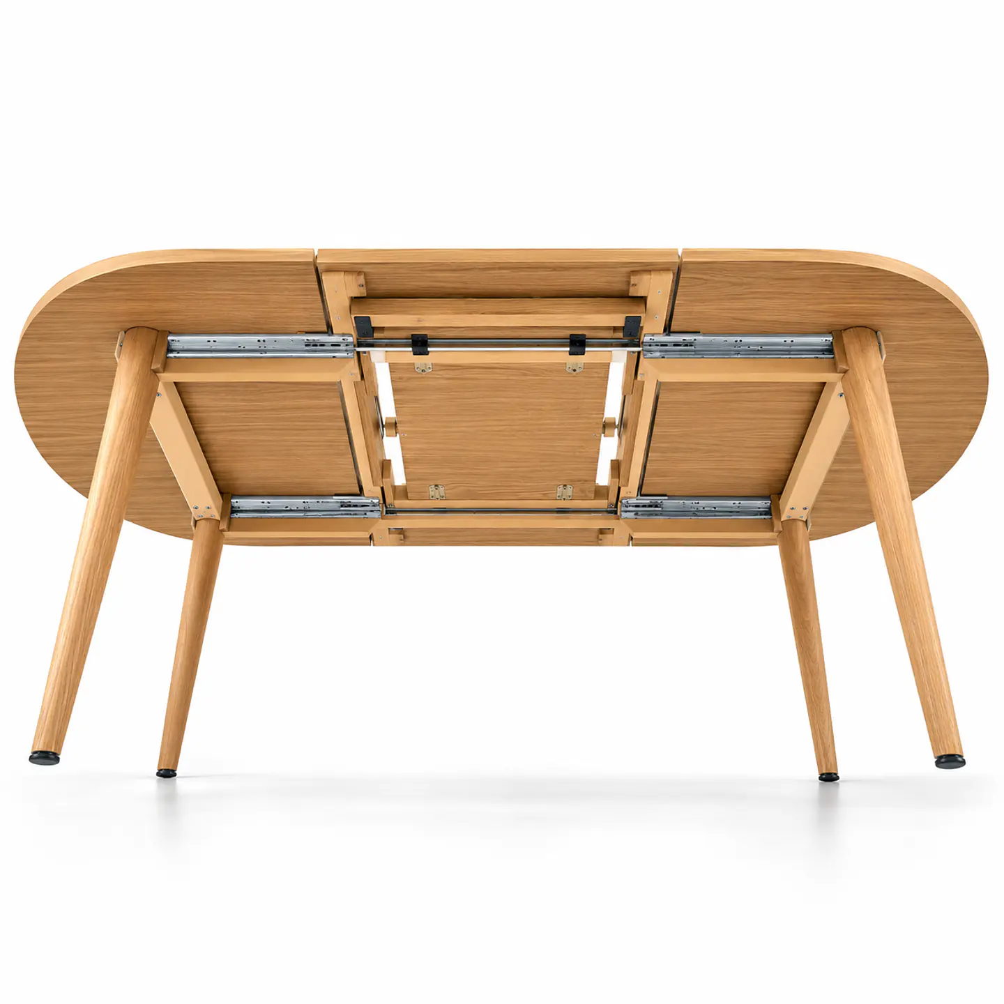 Comedor Extensible Wood 2 en 1 140x80cm a 180x80cm + Sillas Berna Top Soft Touch 18