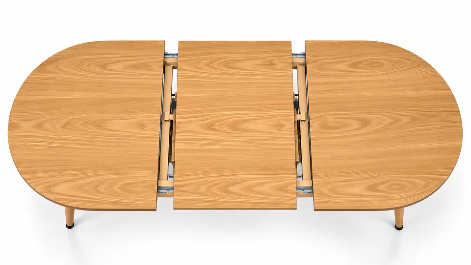 Comedor Extensible Wood 2 en 1 140x80cm a 180x80cm + Sillas Berna Top Soft Touch 19