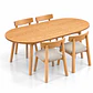 Comedor Extensible Wood 2 en 1 + Sillas Yuan de Madera - Miniatura 2
