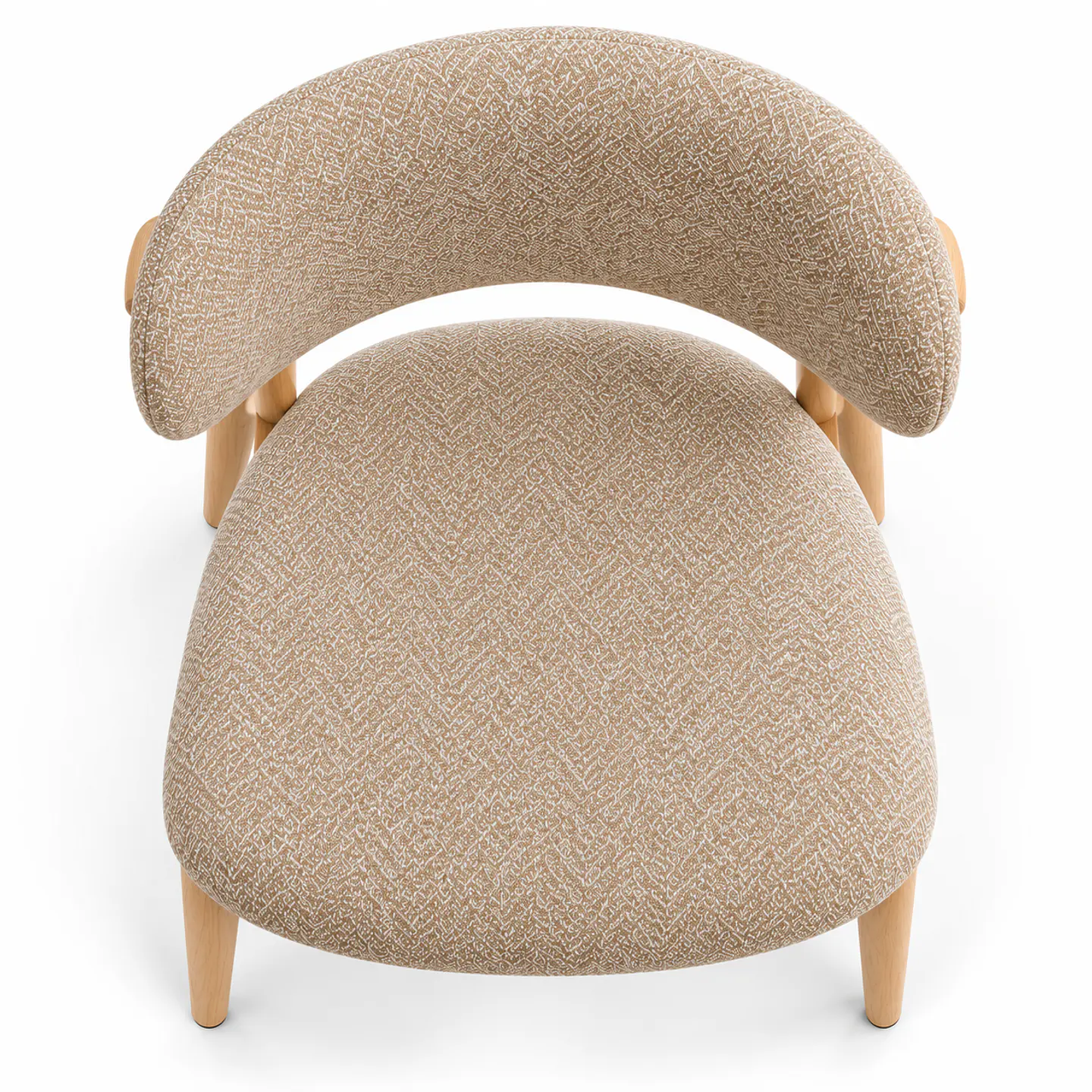 Comedor Extensible Wood 2 en 1 + Sillas Cesna Top Lino Beige Soft Touch 7