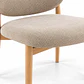 Comedor Extensible Wood 2 en 1 + Sillas Cesna Top Lino Beige Soft Touch - Miniatura 9