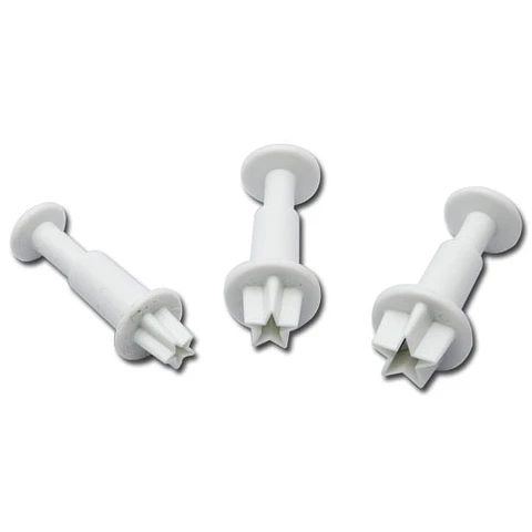  Cortador - eyector de Fondant con 3 pie