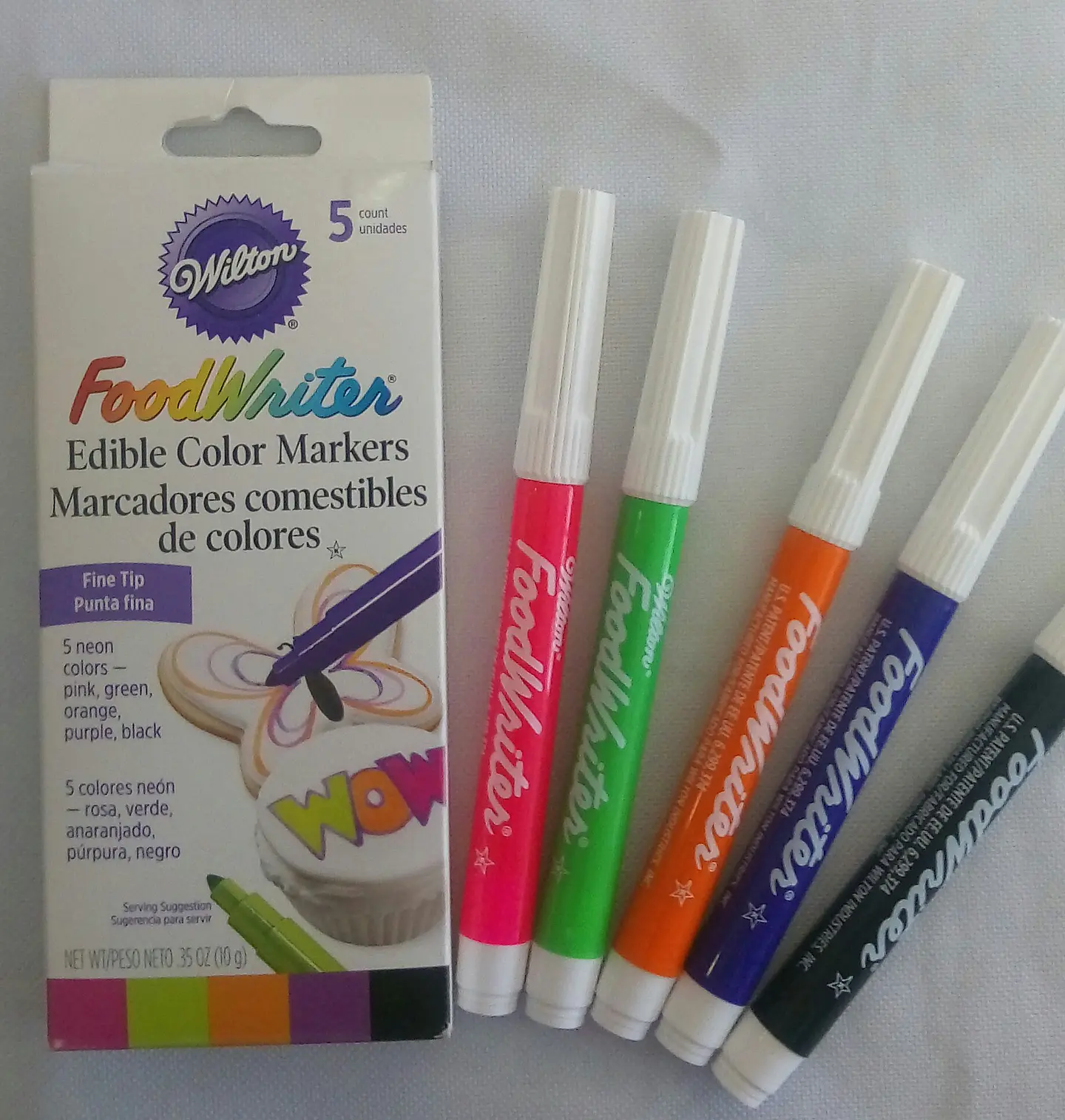  Plumones tinta comestible Wilton Neon 1