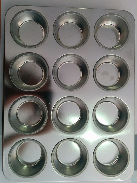  Placa de aluminio  para panques 12 cavidades
