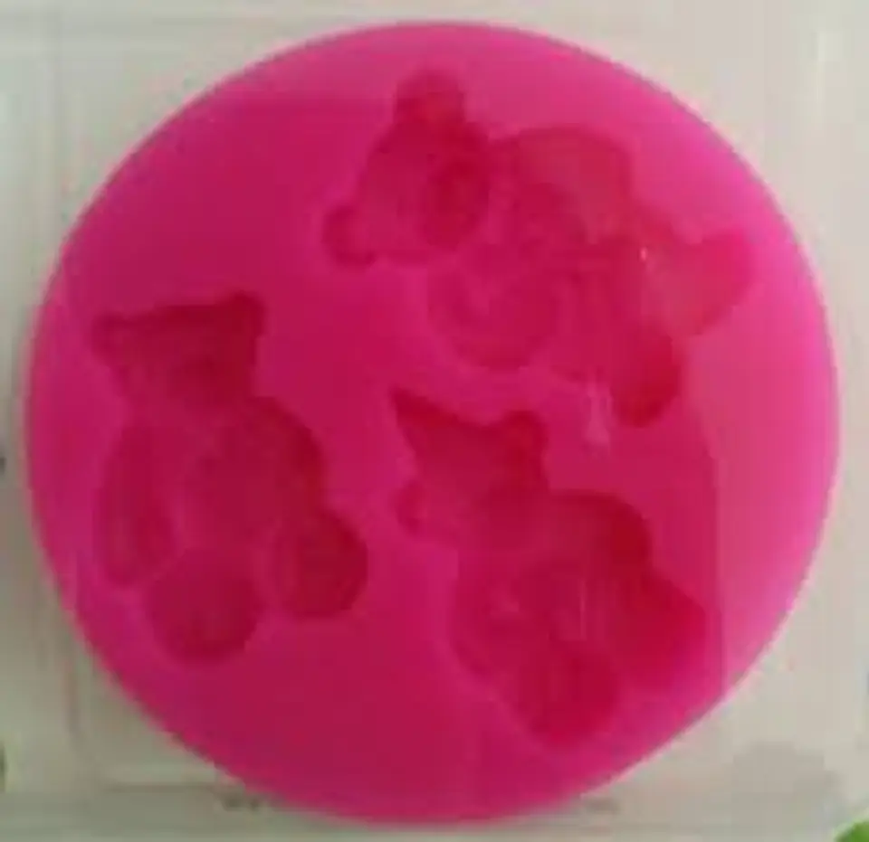  Molde silicon tres ositos 4-2061 1