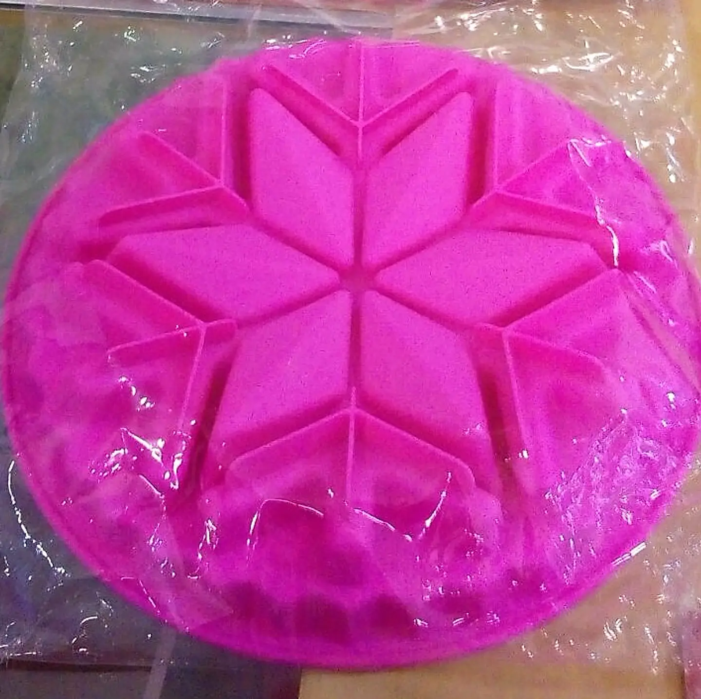  Molde de silicon copo nieve gigante 27cm 5-5429 1