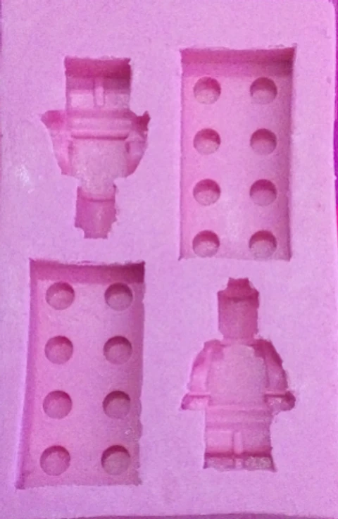  Molde de silicon Lego  MSC104