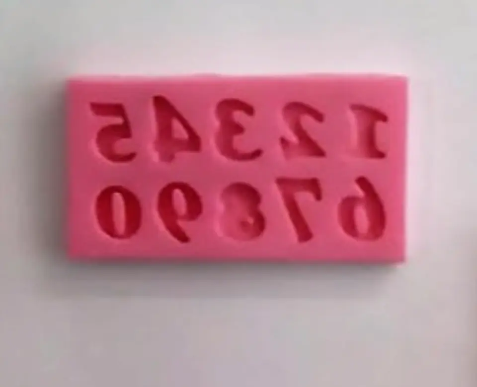  Moldes de silicon numeros mini  MSC107 1
