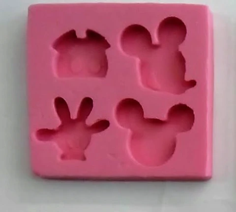  Molde de silicon silueta MM perfil cara guante short  MSC26