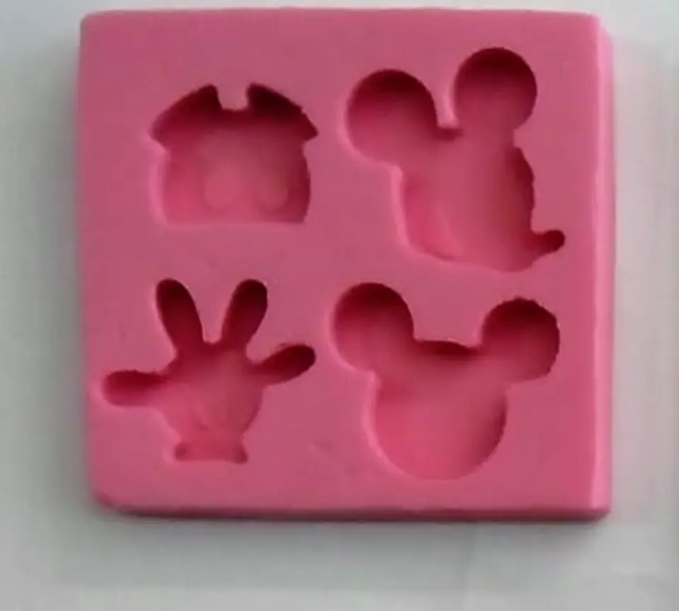  Molde de silicon silueta MM perfil cara guante short  MSC26 1