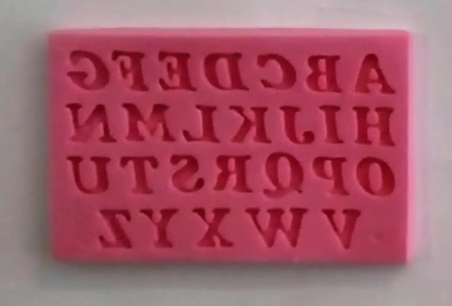  Molde de silicon ABC Mayuscula mini  MSC128 1