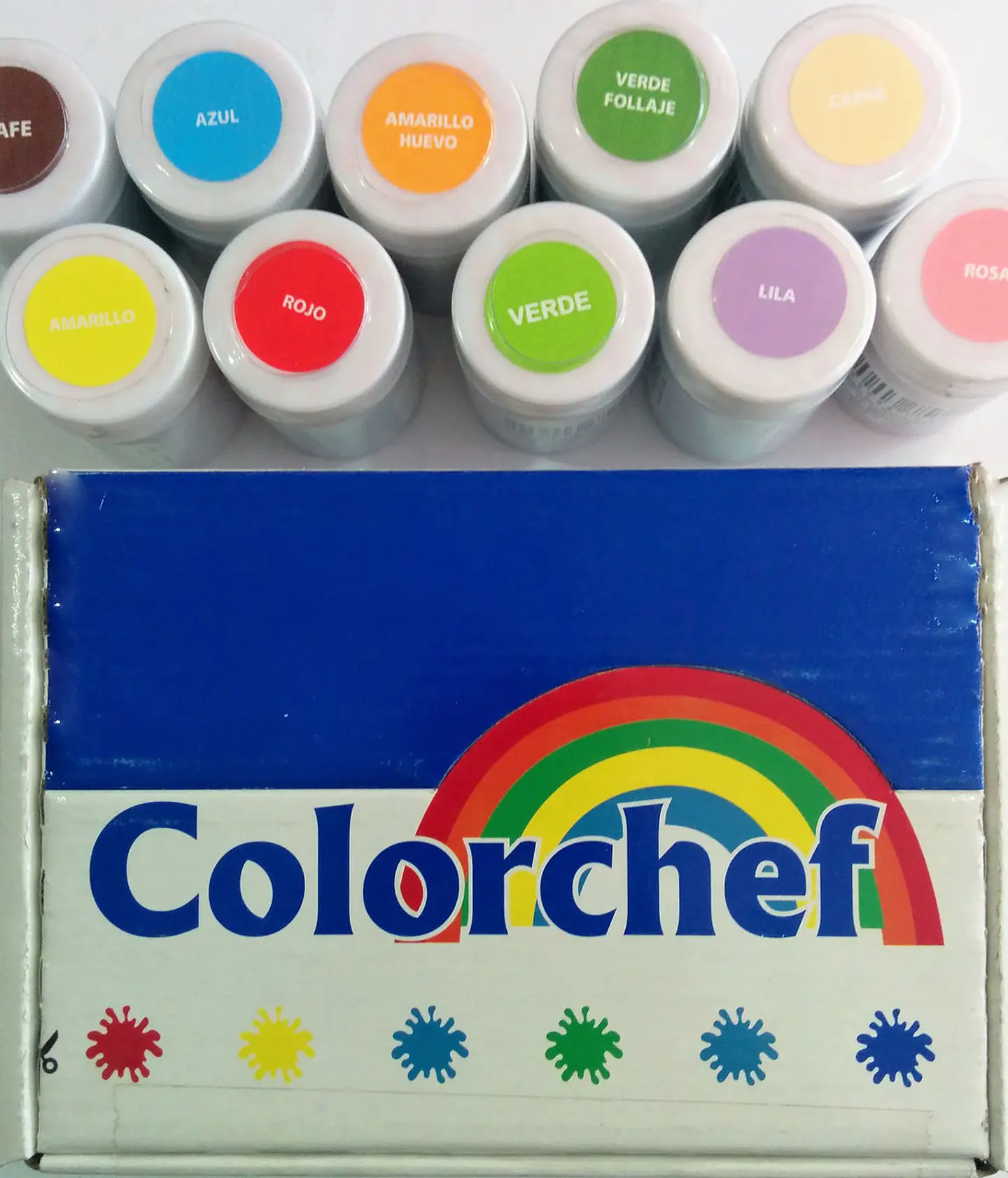  Color en pasta Colorchef 50g Rosa 1